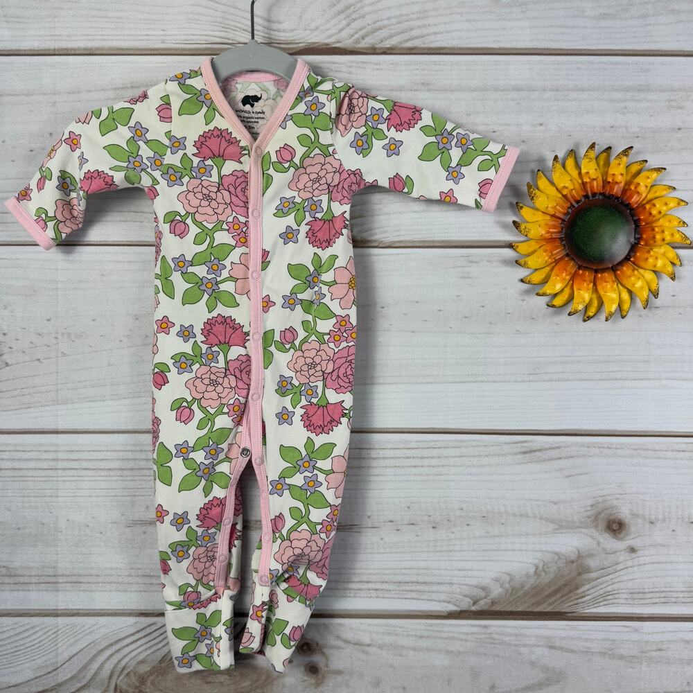 monica + andy on the go romper‎ 0-3M